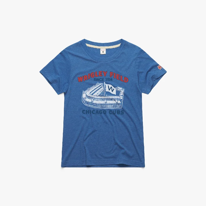 Women's Blouse with Peter Pan CollarWomen's Wrigley Field Chicago Cubs