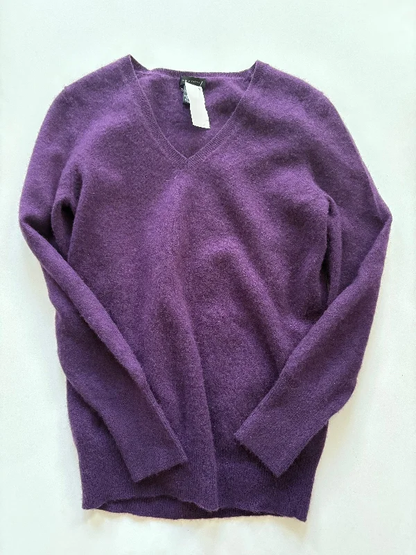 Women's Short Sleeve SweatersSweater By Only Mine In Purple, Size: M