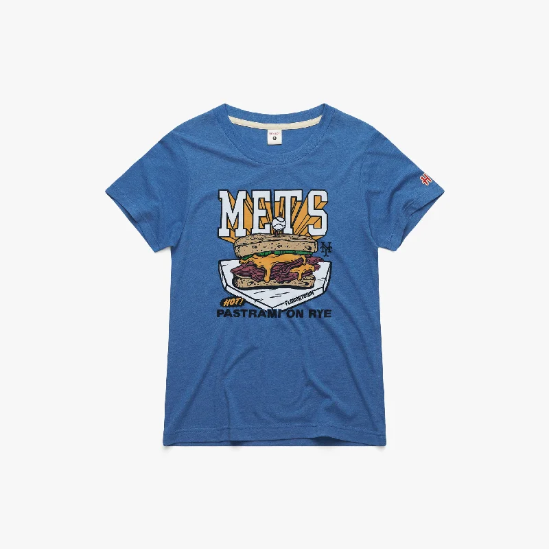 Women's Blouse with Notched CollarWomen's MLB x Flavortown New York Mets