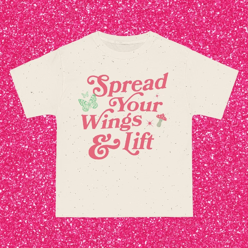 Women's Blouse for OfficeSPREAD YOUR WINGS AND LIFT- TEE