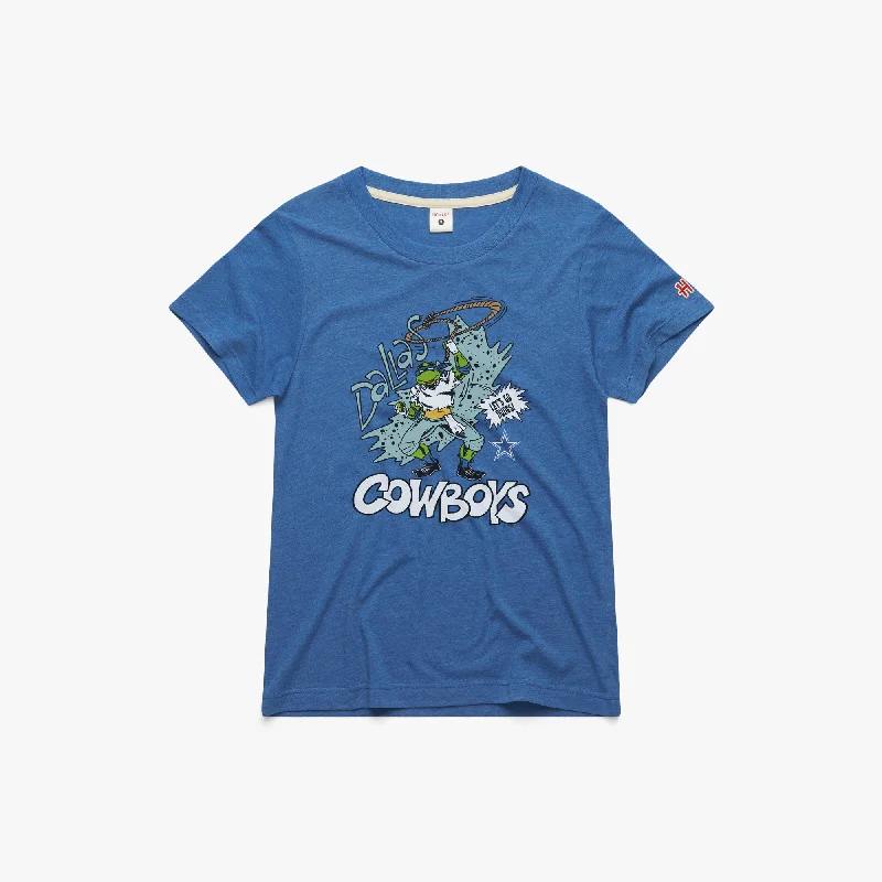 Women's Blouse with Asymmetrical HemWomen's TMNT Leonardo x Dallas Cowboys