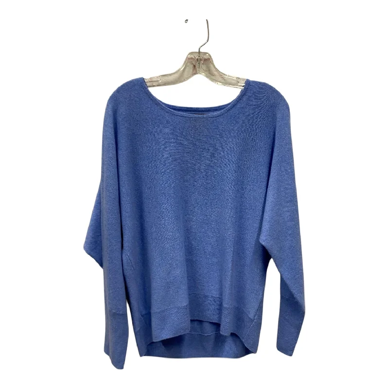 Women's Belarusian Wool SweatersSWEATER CASHMERE by TAHARI BY ARTHUR LEVINE In BLUE, Size: XL