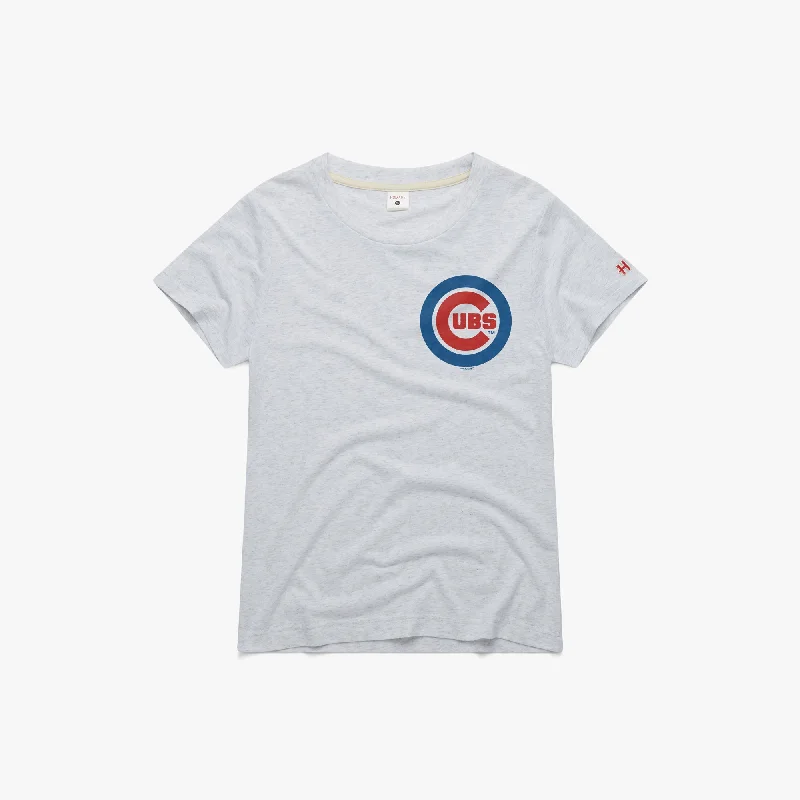 Women's Blouse with Rounded CollarWomen's Chicago Cubs Jersey Logo