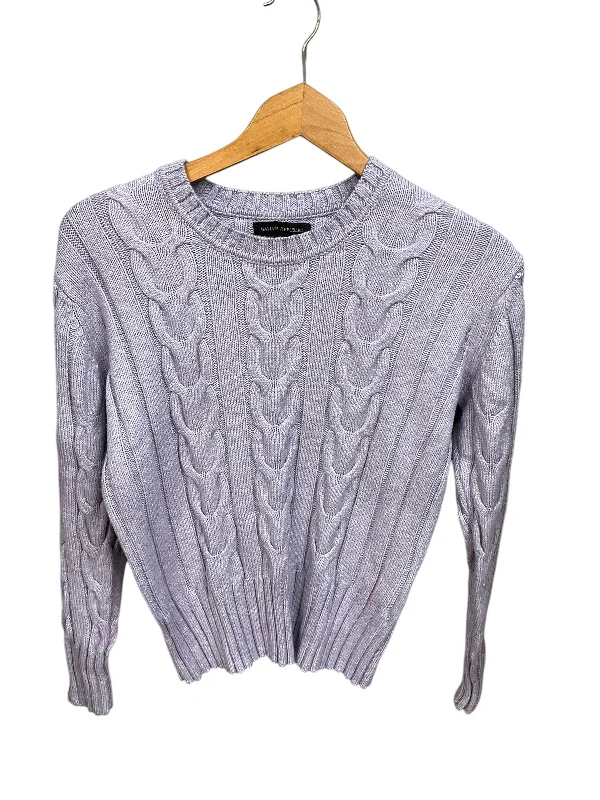 Women's Mandarin Collar SweatersSweater By Banana Republic In Purple, Size: S