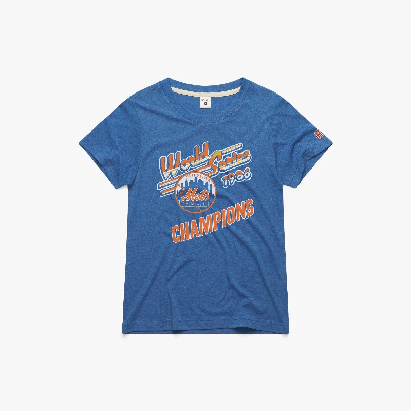 Women's Blouse with Keyhole CollarWomen's Mets World Series Champs 1986