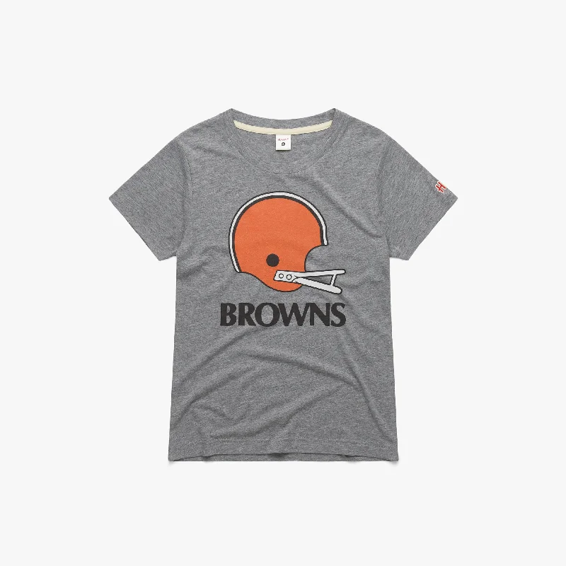 Women's Blouse with Square CollarWomen's Cleveland Browns Big Helmet