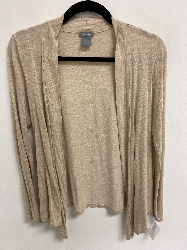 Women's Cable Knit SweatersCardigan By Ann Taylor In Beige, Size: Xs