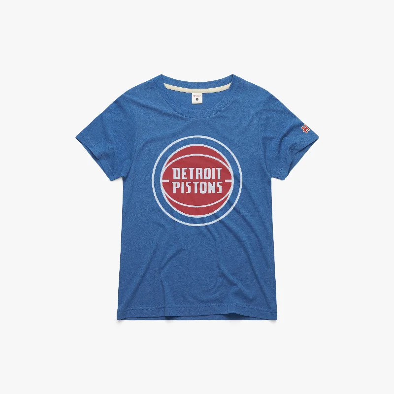 Women's Blouse with Asymmetrical HemWomen's Detroit Pistons Logo