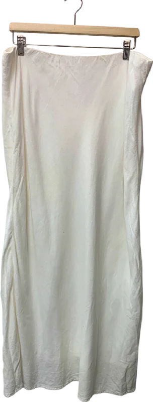 Women's Short Sleeve SweatersAbercrombie & Fitch White Skirt UK XL