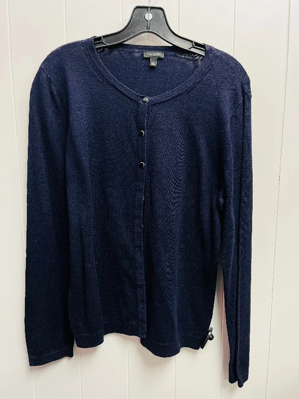 Women's Greek Wool SweatersSweater Cardigan By Talbots In Blue, Size: L