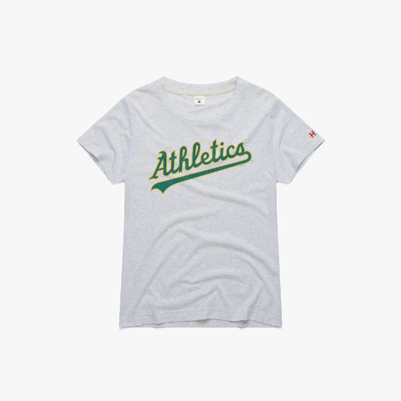 Women's Short-Sleeve BlouseWomen's Oakland Athletics Jersey Logo