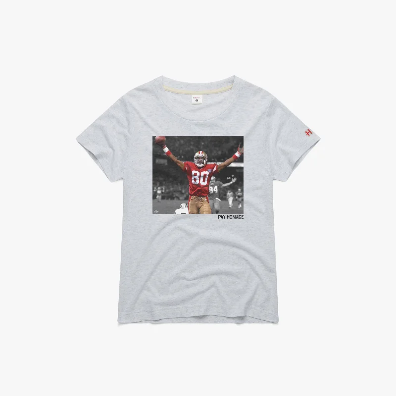 Women's Blouse with Peter Pan CollarWomen's Jerry Rice Pay Homage