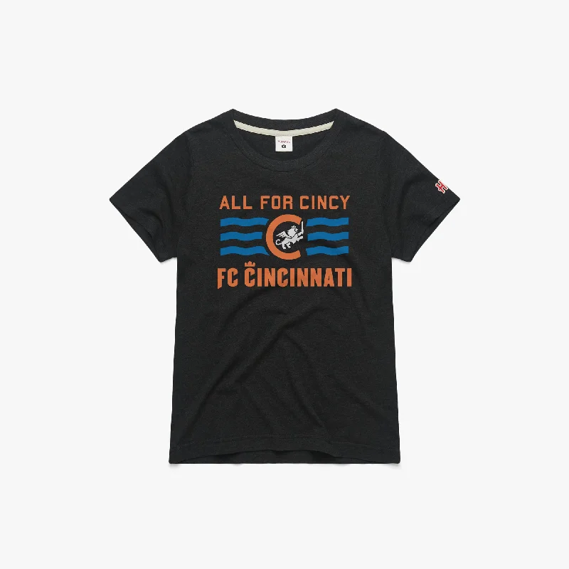 Women's Blouse for Casual WearWomen's FC Cincinnati All For Cincy