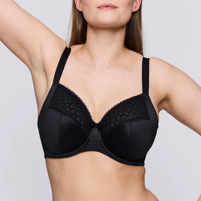 plus-size sticky bra for dressesMontara Full Cup Bra - Black