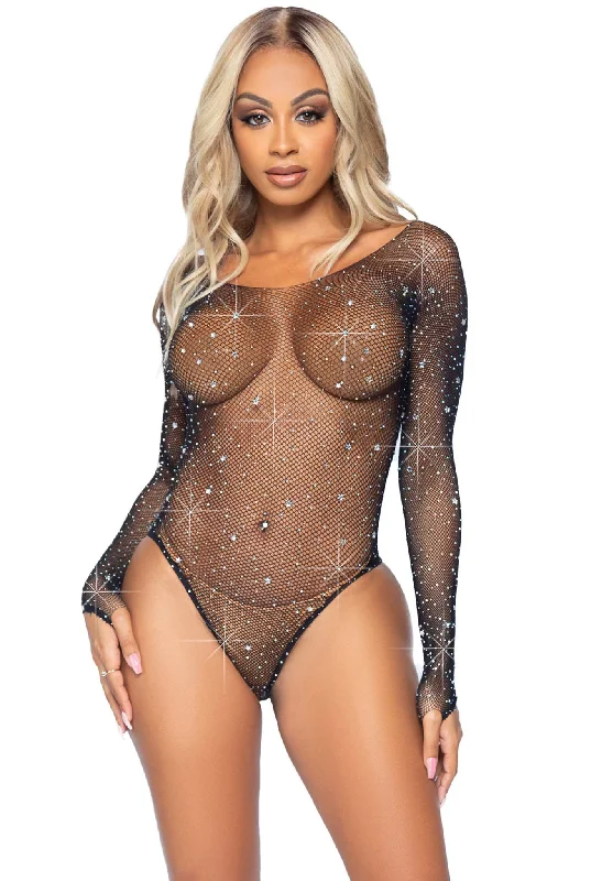 butt-enhancing shapewear for jeansShining Star Rhinestone Bodysuit