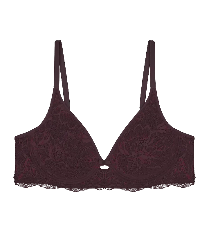 sleep bra for comfortT1233 10214458 00EG DEEP BURGUNDY