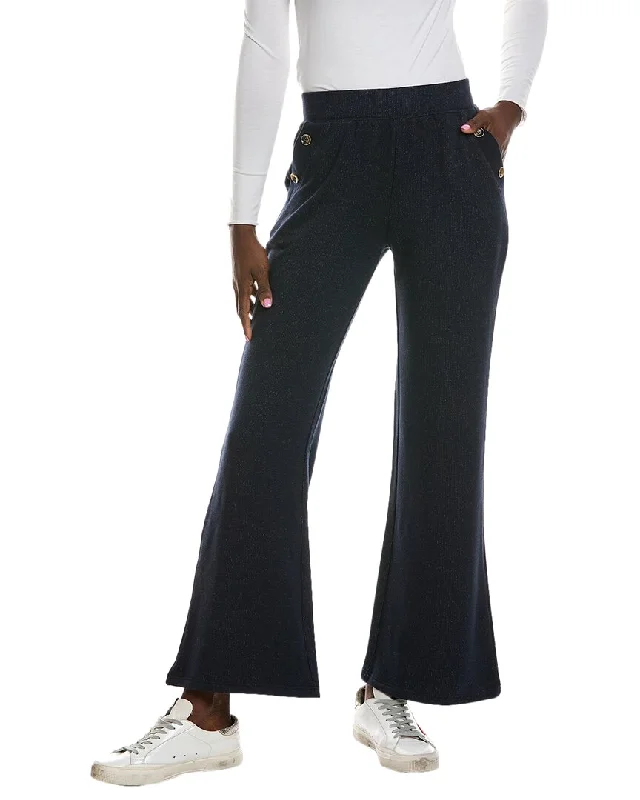 Women's Jodhpurs with Collarless NeckSol Angeles Brushed Boucle Sailor Pant