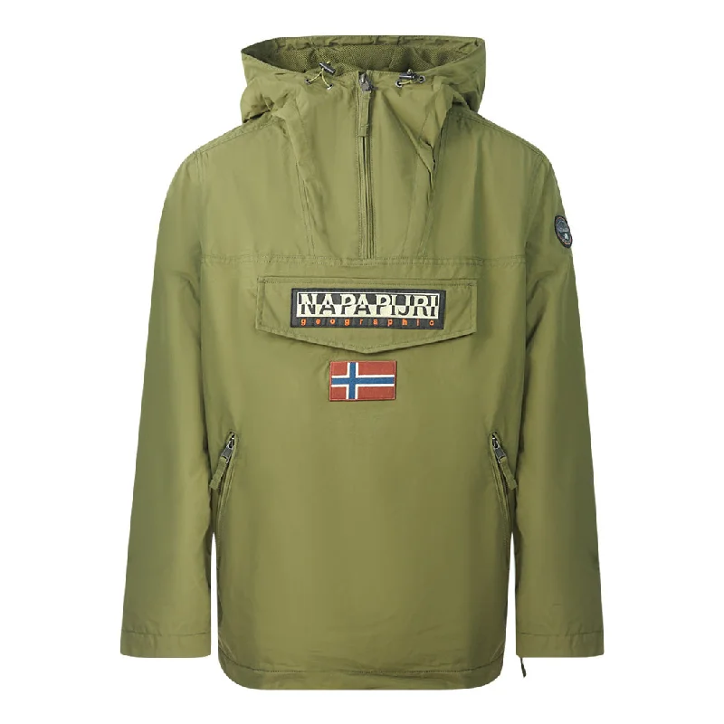 Women's Coats with Fur Trimmed CollarNapapijri Womens Rainforest S W Pkt 1 Green Way Jacket