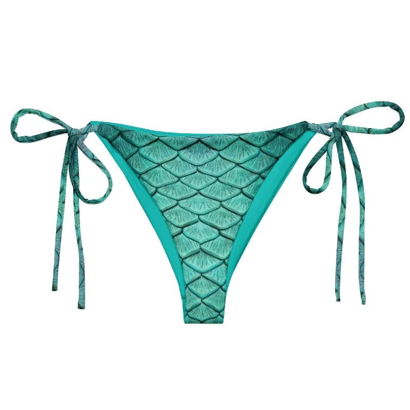 Aqua Fairy Recycled String Bikini Bottom