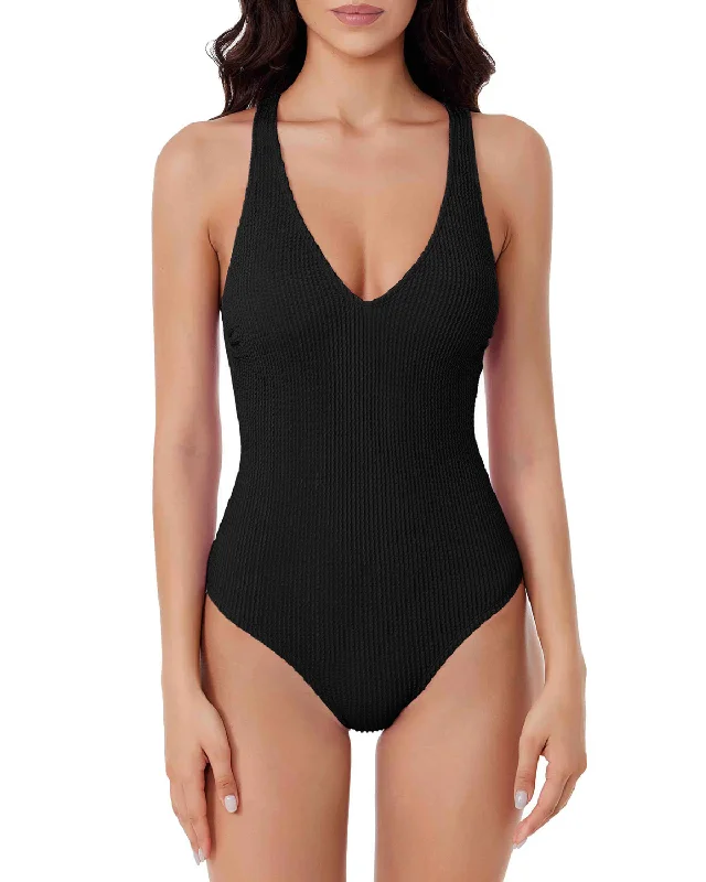 2024 BCA by Rebecca Virtue Textured Scoop Front One Piece (More colors available) - 1611441