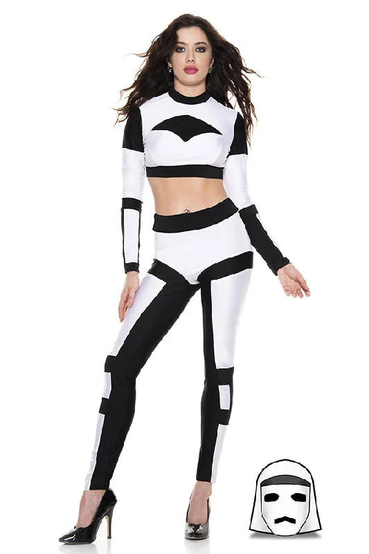 women's pajamas in soft, breathable materialsTwo Pieces Galaxy Trooper Costume Set