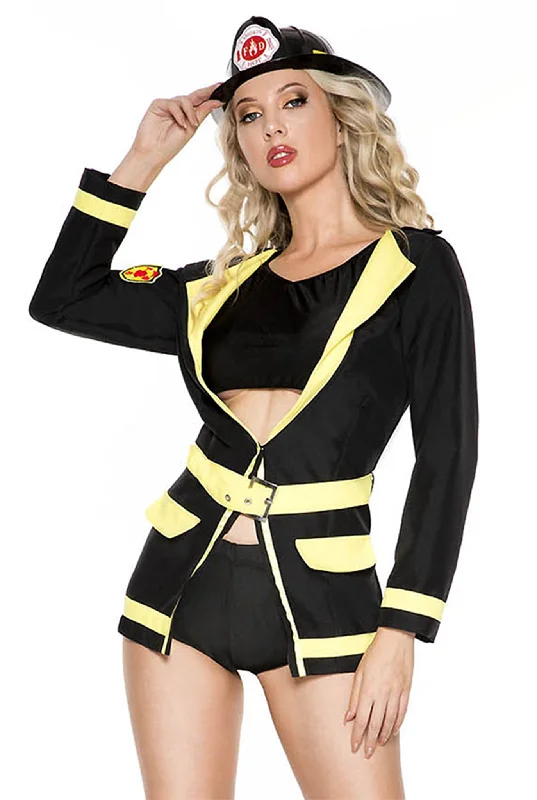 women's pajamas for those who love comfortHazardous Fire Chief Costume Set