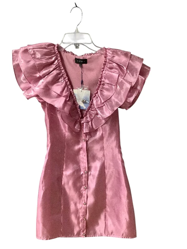 Women's Shirt Collar DressesDress Party Short By Cma In Pink, Size: Xxs