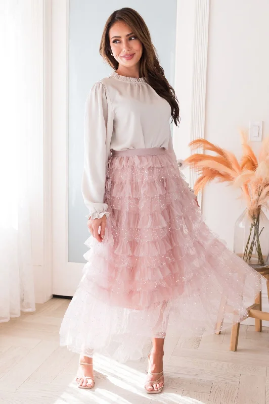 Women's Shawl Collar SkirtsOnly In Fairytales Modest Tulle Skirt