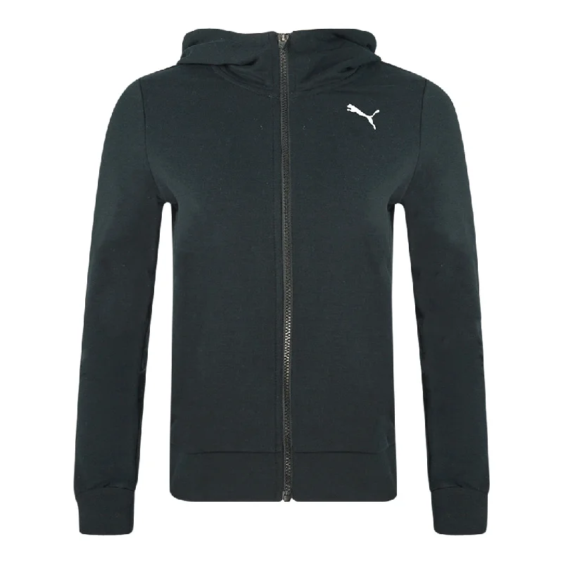 Women's Fur CoatsPuma Modern Sport FZ Training Black Jacket