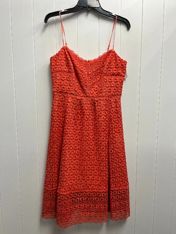 Women's Square Collar DressesDress Party Short By J. Crew In Orange, Size: 4