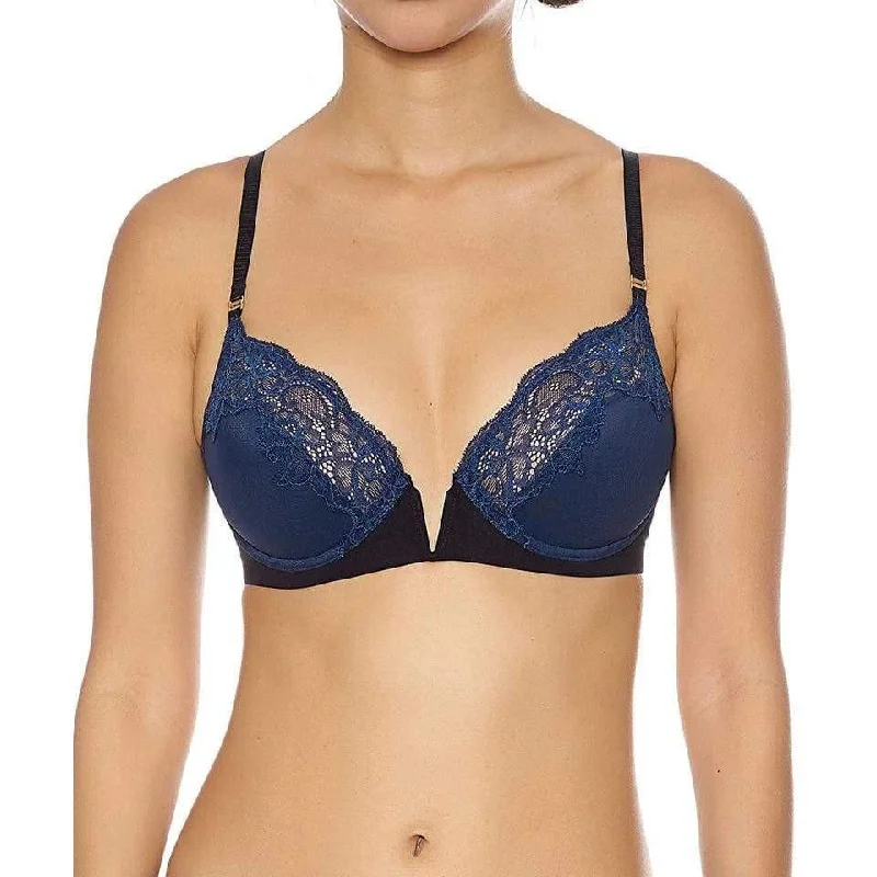 front-closure bra for easy dressingFleur de Nuit Padded Push-Up Bra