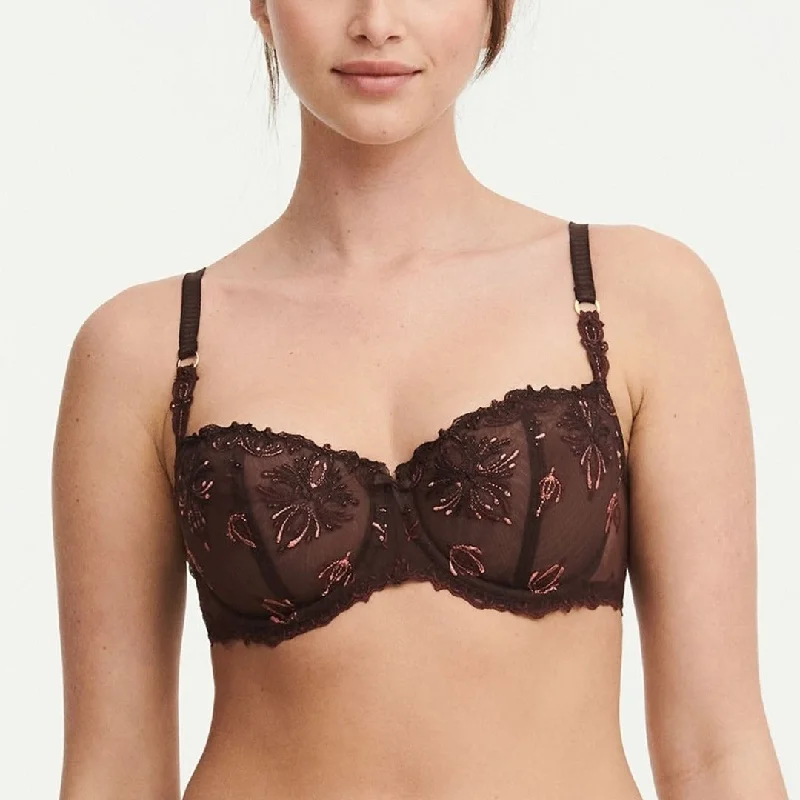 plus-size underwire balconette braChantelle Champs Elysées Demi Bra