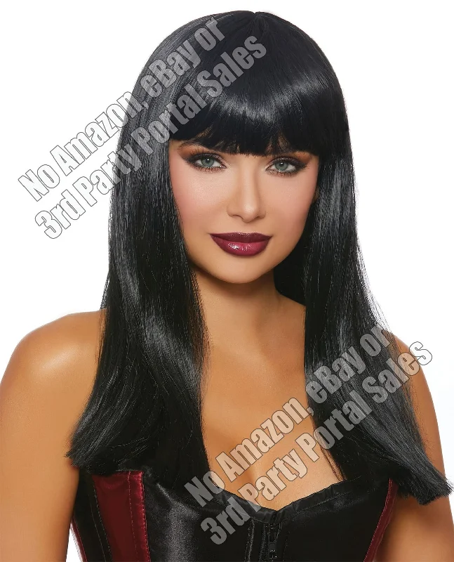 women's pajamas with a timeless appealLong Straight Wig - Black