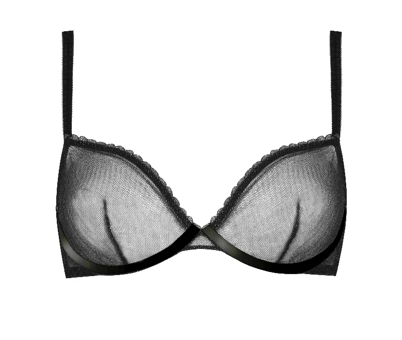 padded plunge braMYLA - Edith Grove Soft Mesh Bra