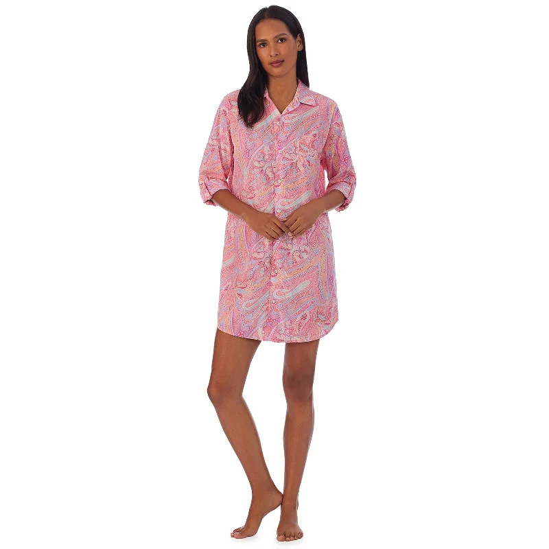 women's pajamas with elastic waistbandsLAUREN HOME, Nachthemd, ILN32159