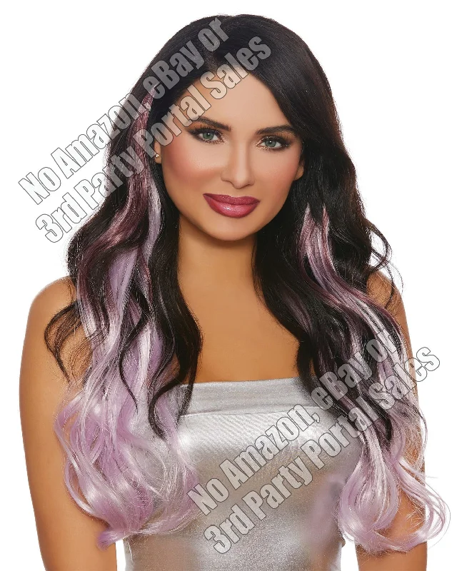 women's pajamas for campingLong Wavy Layered 3 Pc Hair Extensions - Burgundy-pale Lavender