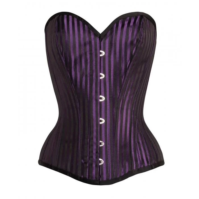 high-waisted tummy control shapewearSabrina Steel Boned Waist Taiming Corset With Hip Gores