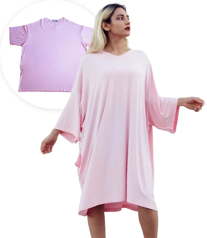 women's pajamas with a comfortable fitSmileify™ Premium Pyjama Slaapshirt - Roze