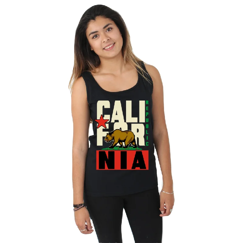 Women's Hooded Sweatshirts with Cinched WaistCalifornia Republic Original Retro Women's Tank Top