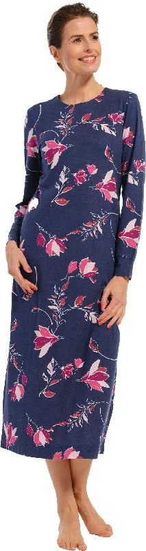 women's pajamas for those who cherish softnessNachthemd 10232-100-3 dark blue 529