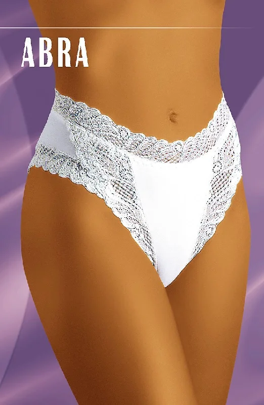 stretch lace panties with a sheer lace waistband for a seductive appealWolbar Abra