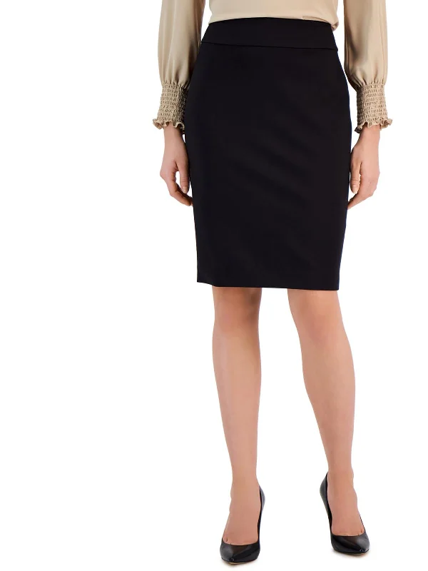 Women's Fringe SkirtsWomens Knit Midi Pencil Skirt