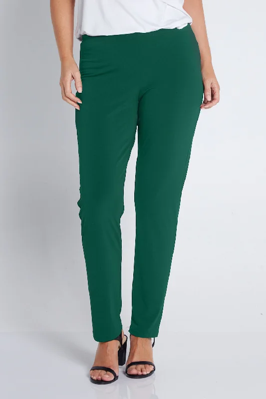 Women's Jodhpurs with Boat CollarGianna Pants - Forest Green