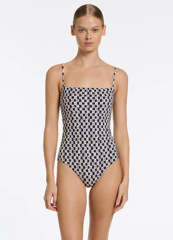 Rio Minimal Tank One Piece - Ink