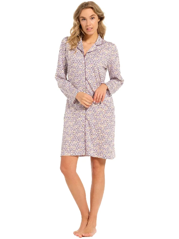 women's pajamas for those who appreciate soft, breathable fabricsNachthemd 15241-317-6 420 dark purple