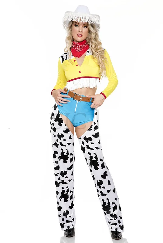 women's pajamas with pockets on legsCowgirl Sheriff Costume Set