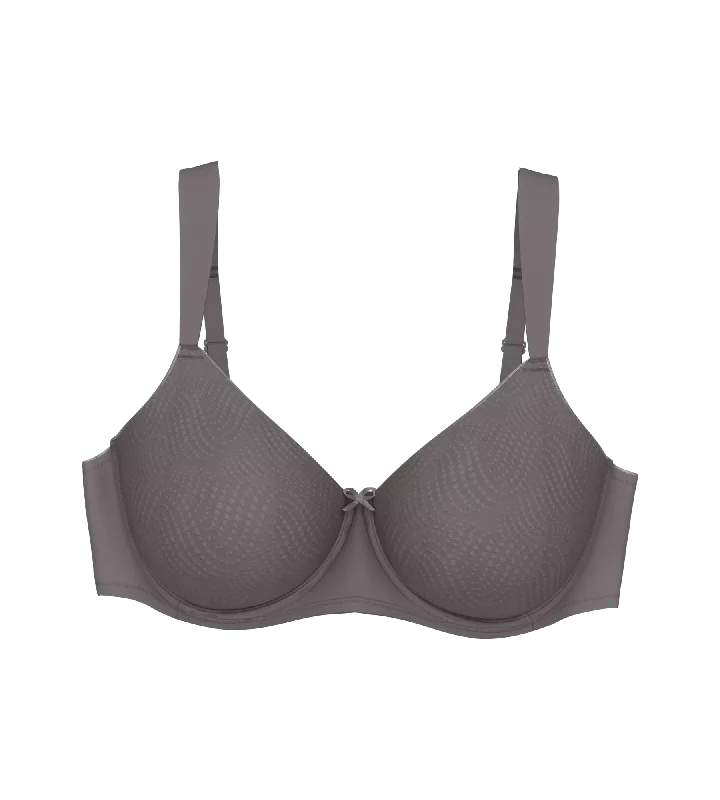 plus-size backless bra with clear strapsT1264 10219713 3091 PIGEON GREY