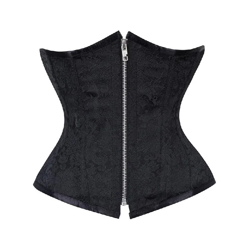 plus-size body brief with tummy controlJackson Brocade Underbust Corset