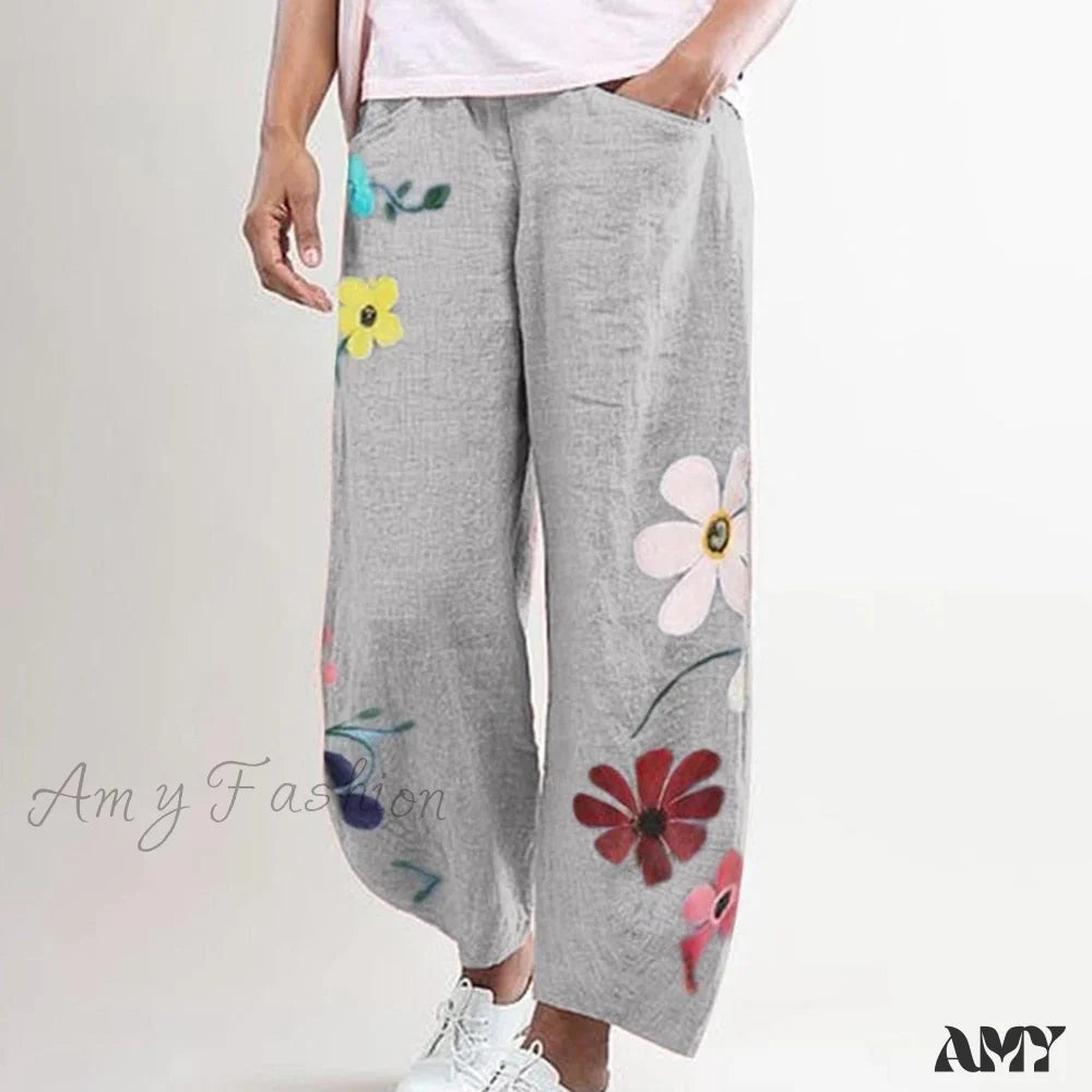 Women's Jodhpurs with Flared LegAmy Fashion - Casual Harem Wide Leg Pants