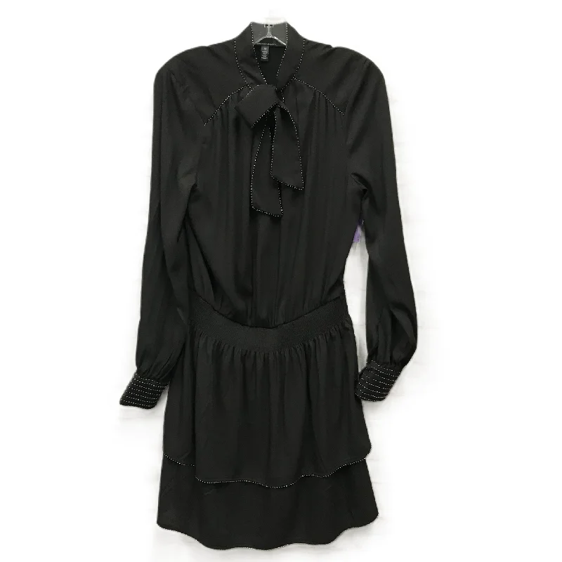 Women's High Collar DressesBlack Dress Casual Short By White House Black Market, Size: M